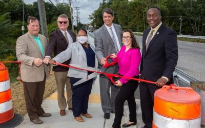 Strengthening Safety and Community: Paddock Pointe Cuts Ribbon on Route 1 Sidewalk Improvement Project